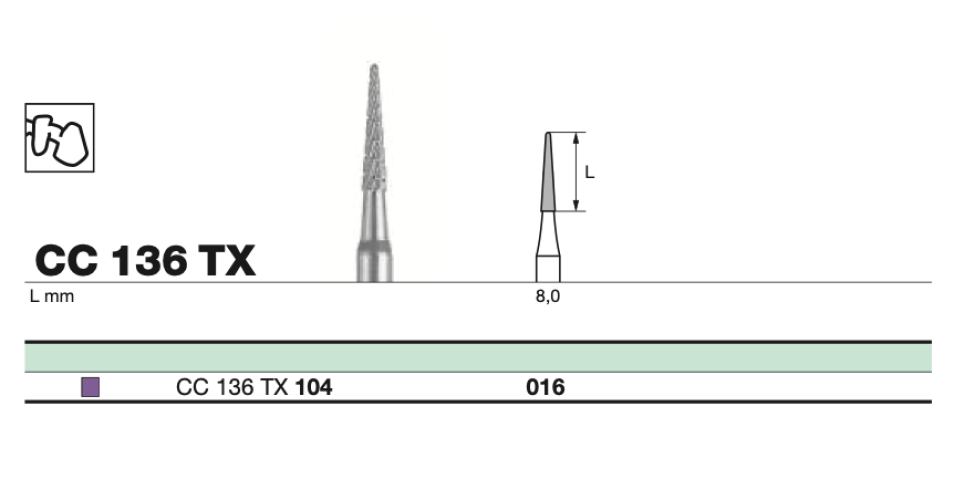 Бор твс D+Z / CC 136 TX 104.016 лабораторный