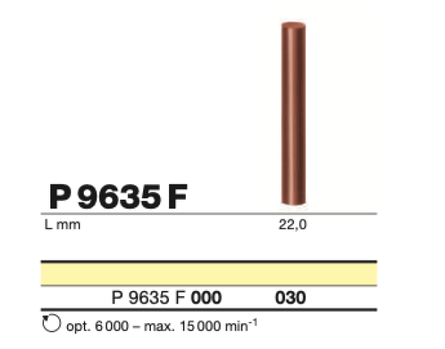 Полировочный инструмент по металлу 3-я ступень D+Z  / P 9635 F 000.030